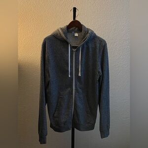 H&M Gray Zip Up Sweater with Hood